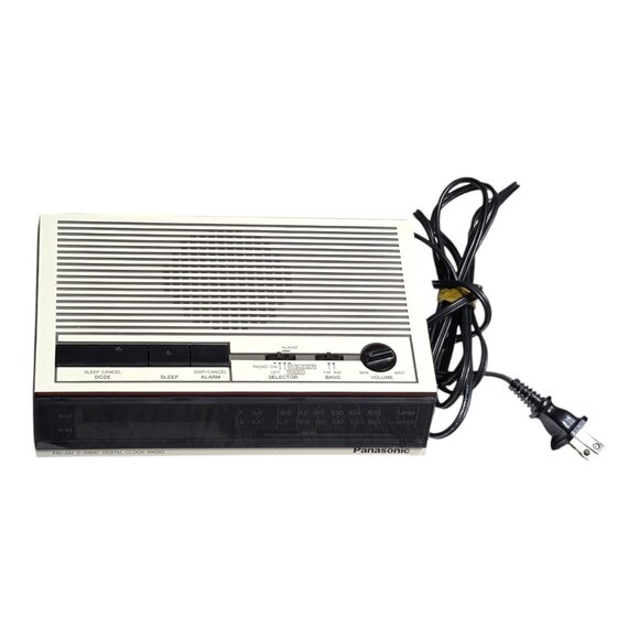 VTG Panasonic RC-6060 FM/AM Alarm Clock Radio Tested Working NO Yellowing - Picture 2 of 6